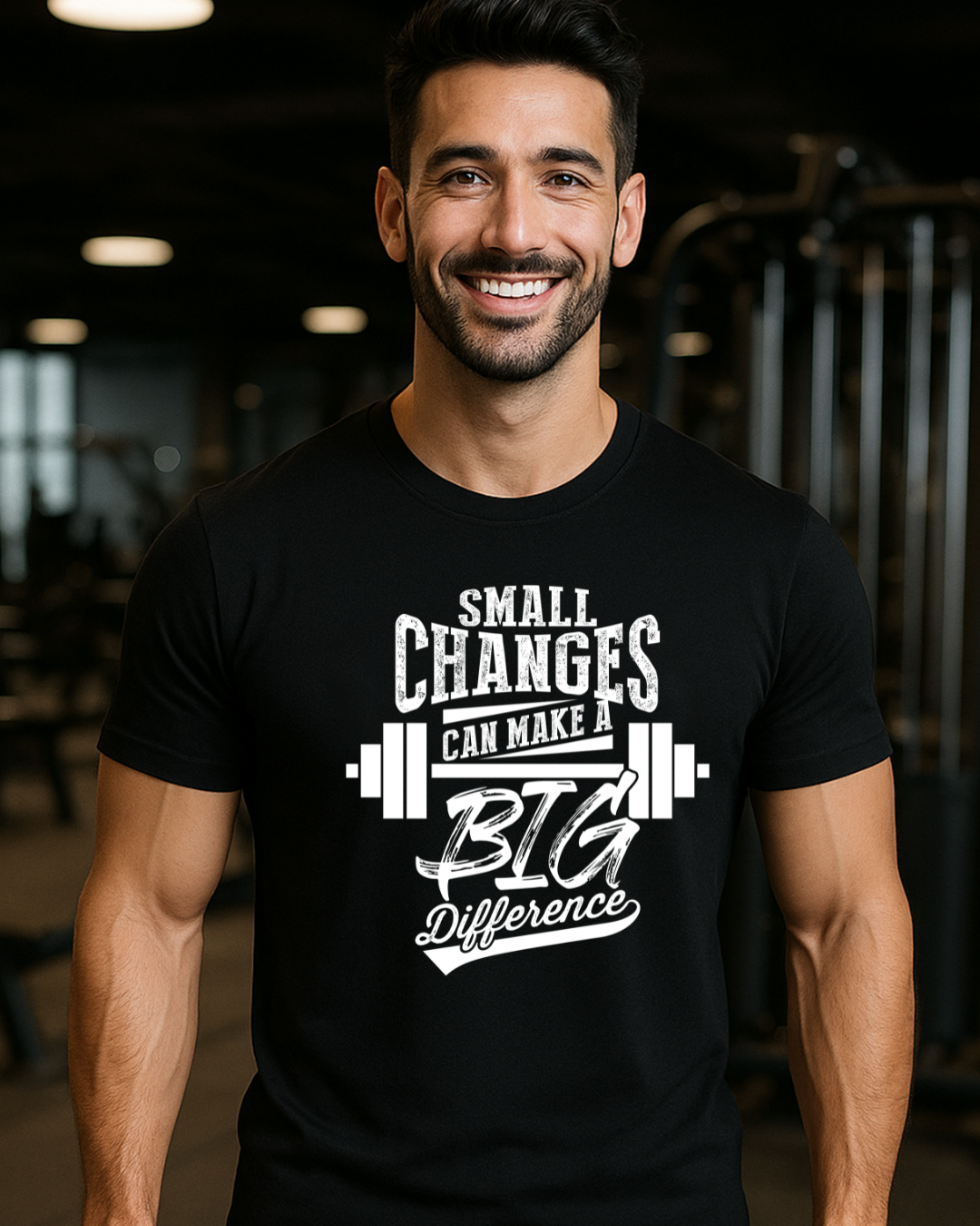 Small Changes Gym t shirt for men