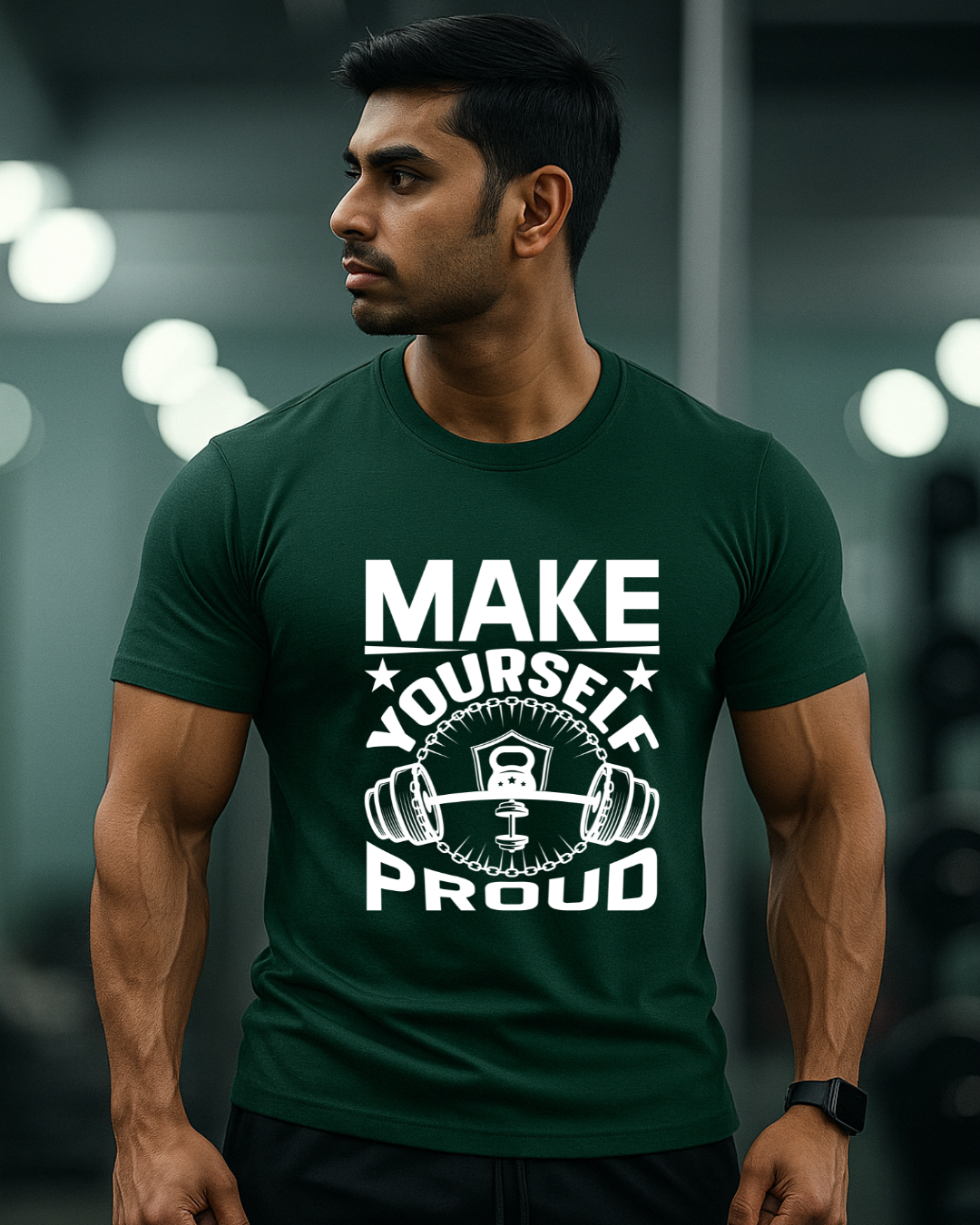 Make Yourself gym t shirt for men