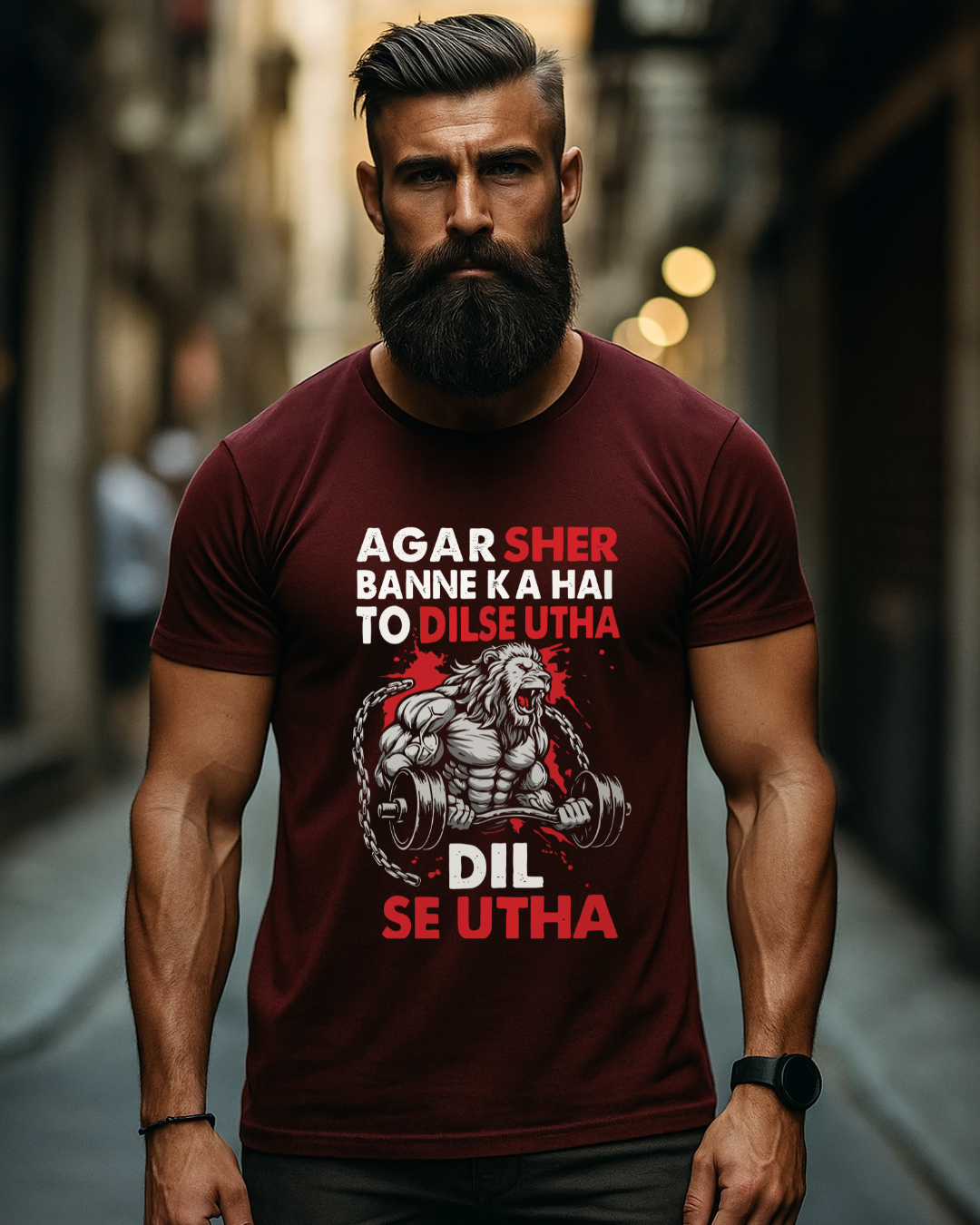 Agar Sher Banne ka Classic Crew T-Shirt