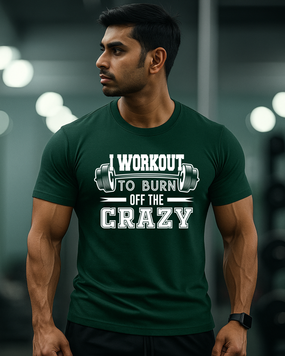 Workout Crazy Gym T-Shirt for Men