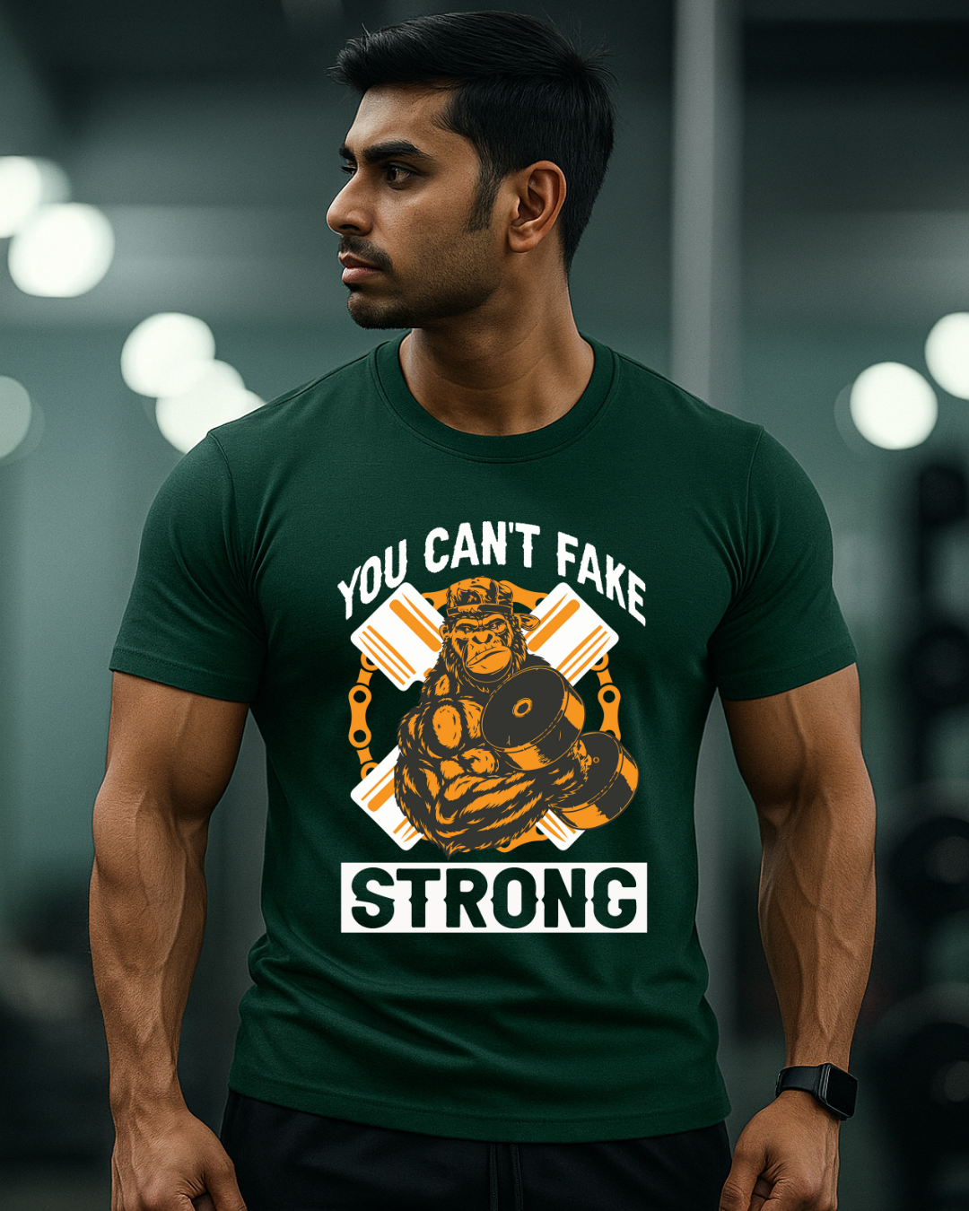 If you can't fake Men's Gym T-Shirt