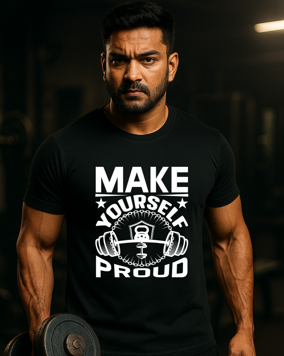 Make Yourself gym t shirt for men
