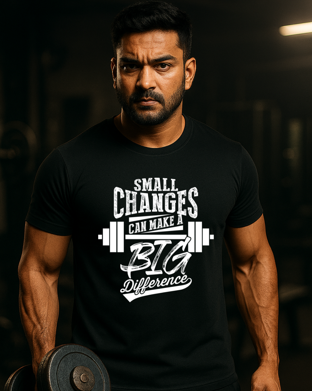 Small Changes Gym t shirt for men