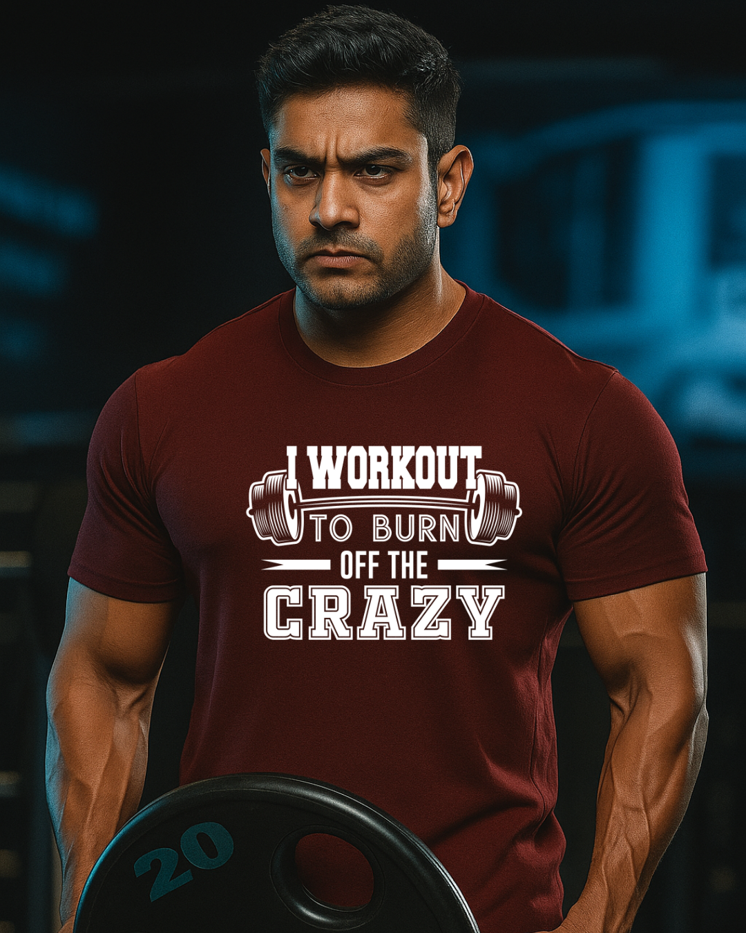 Workout Crazy Gym T-Shirt for Men