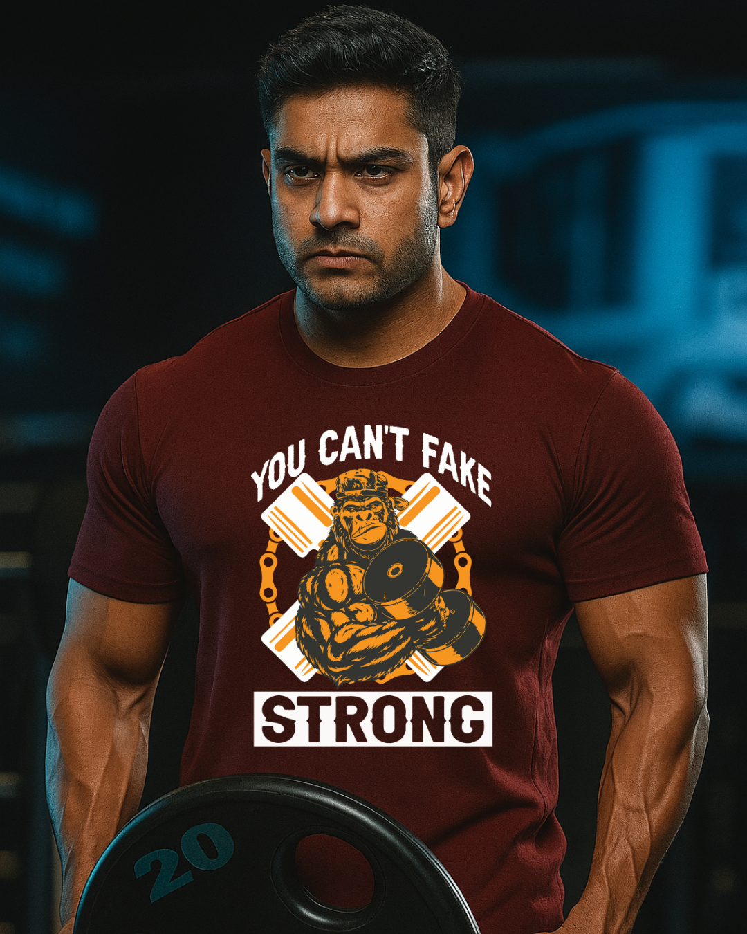 If you can't fake Men's Gym T-Shirt