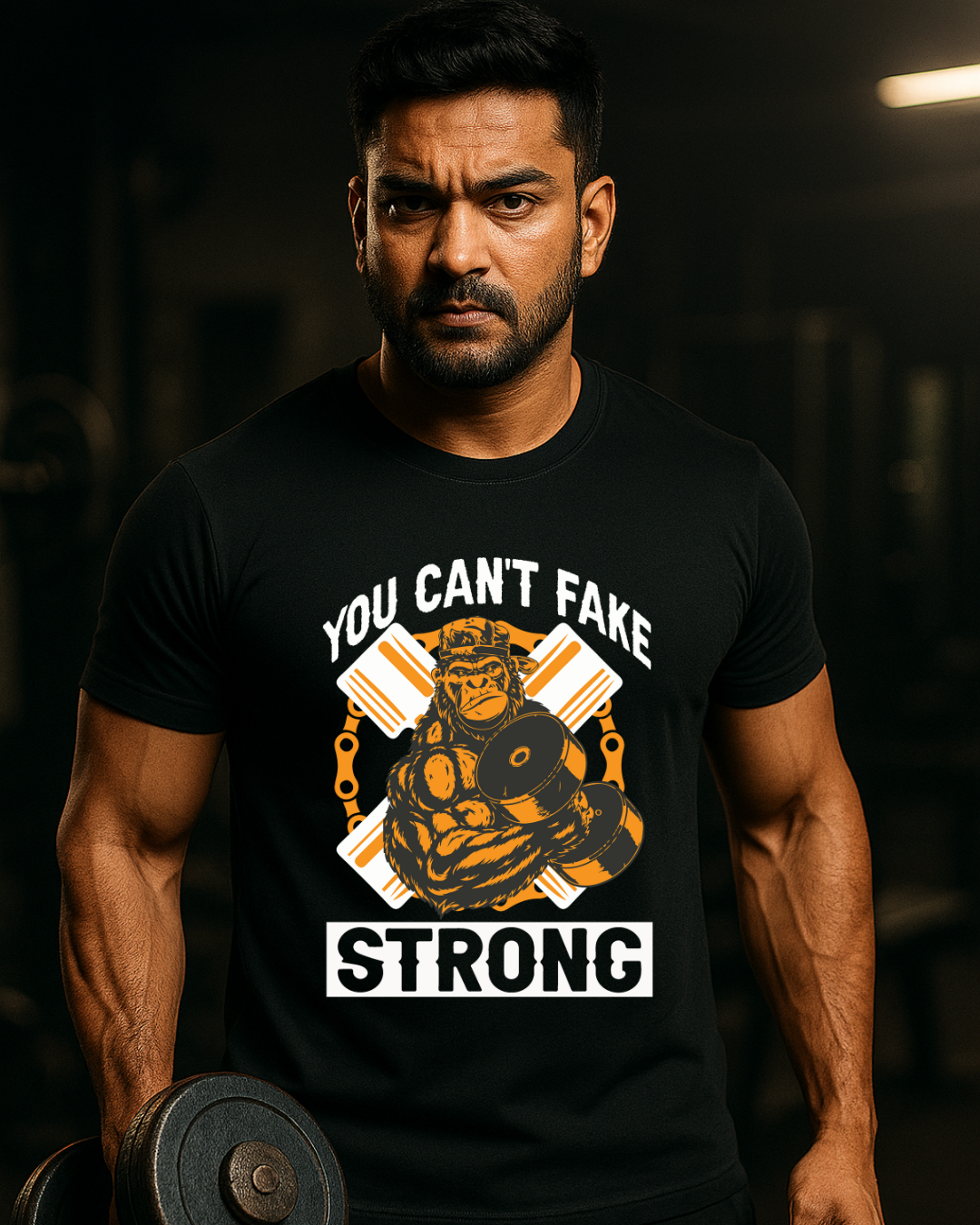 If you can't fake Men's Gym T-Shirt