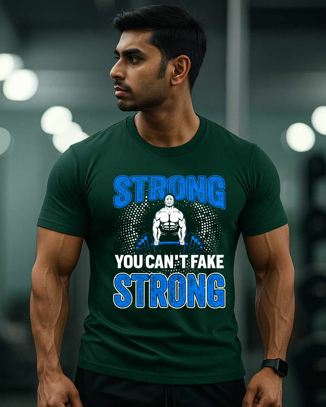 Strong 1 Gym t shirts for men