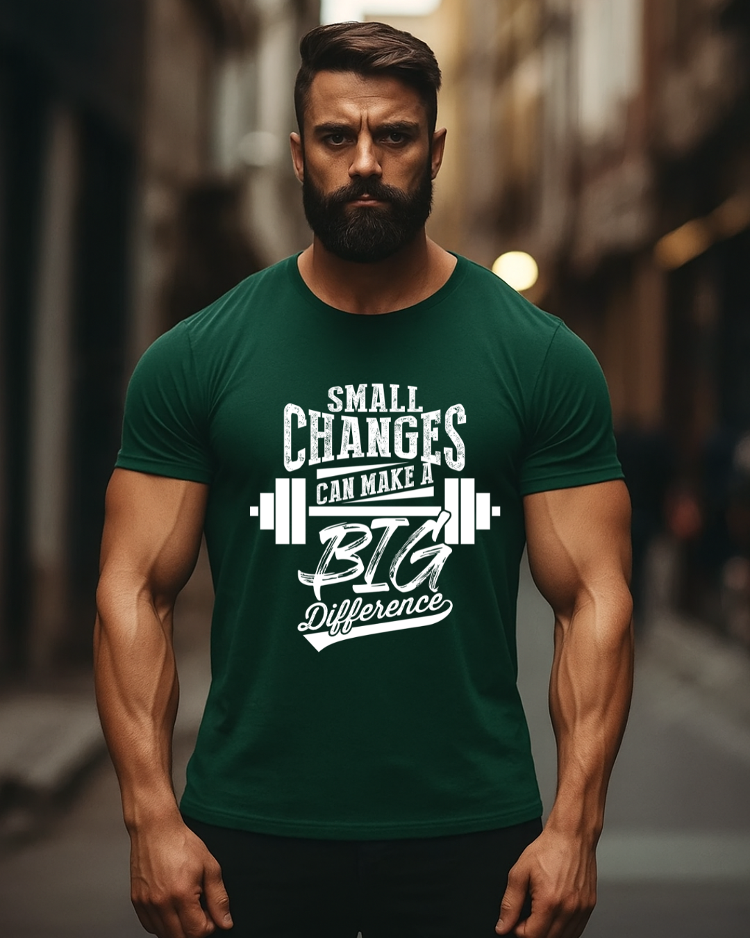 Small Changes Gym t shirt for men