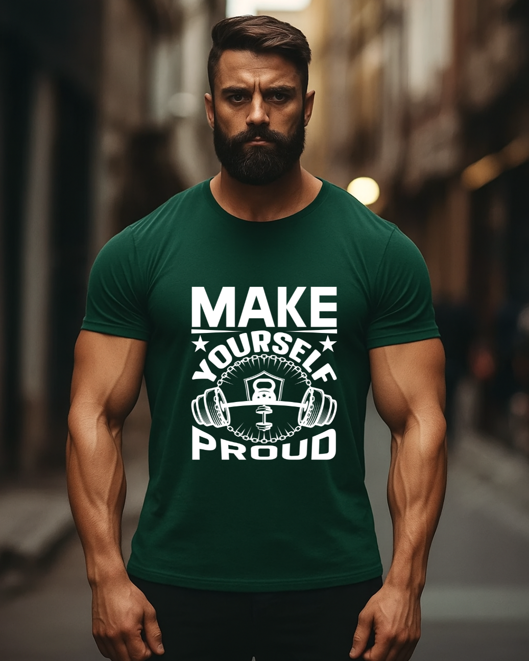 Make Yourself gym t shirt for men