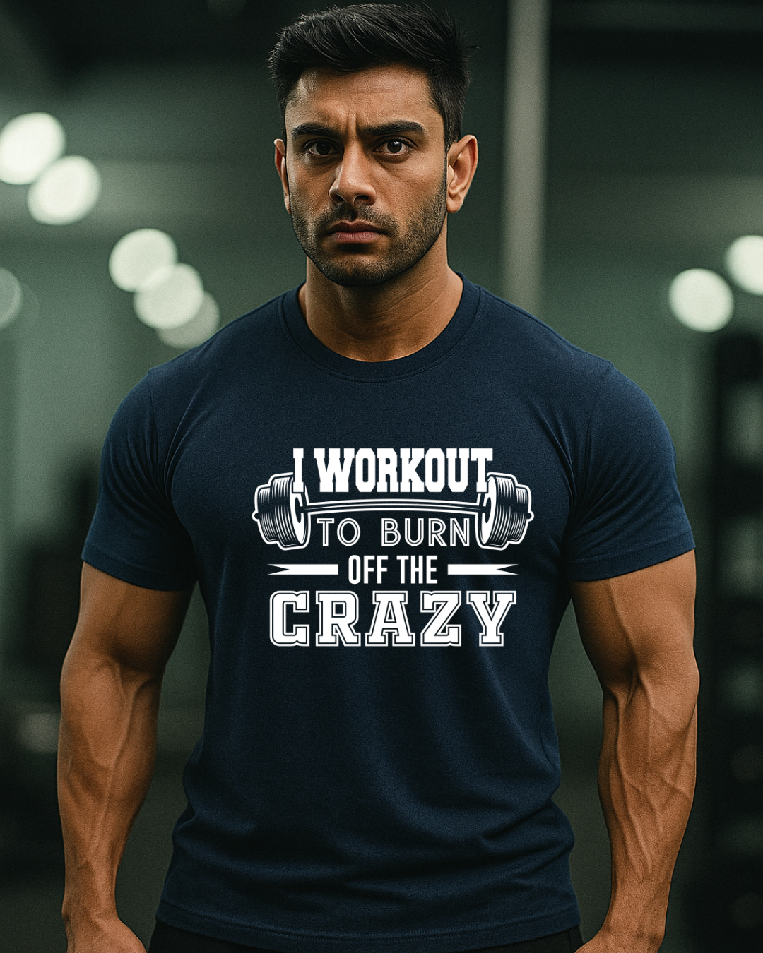 Workout Crazy Gym T-Shirt for Men