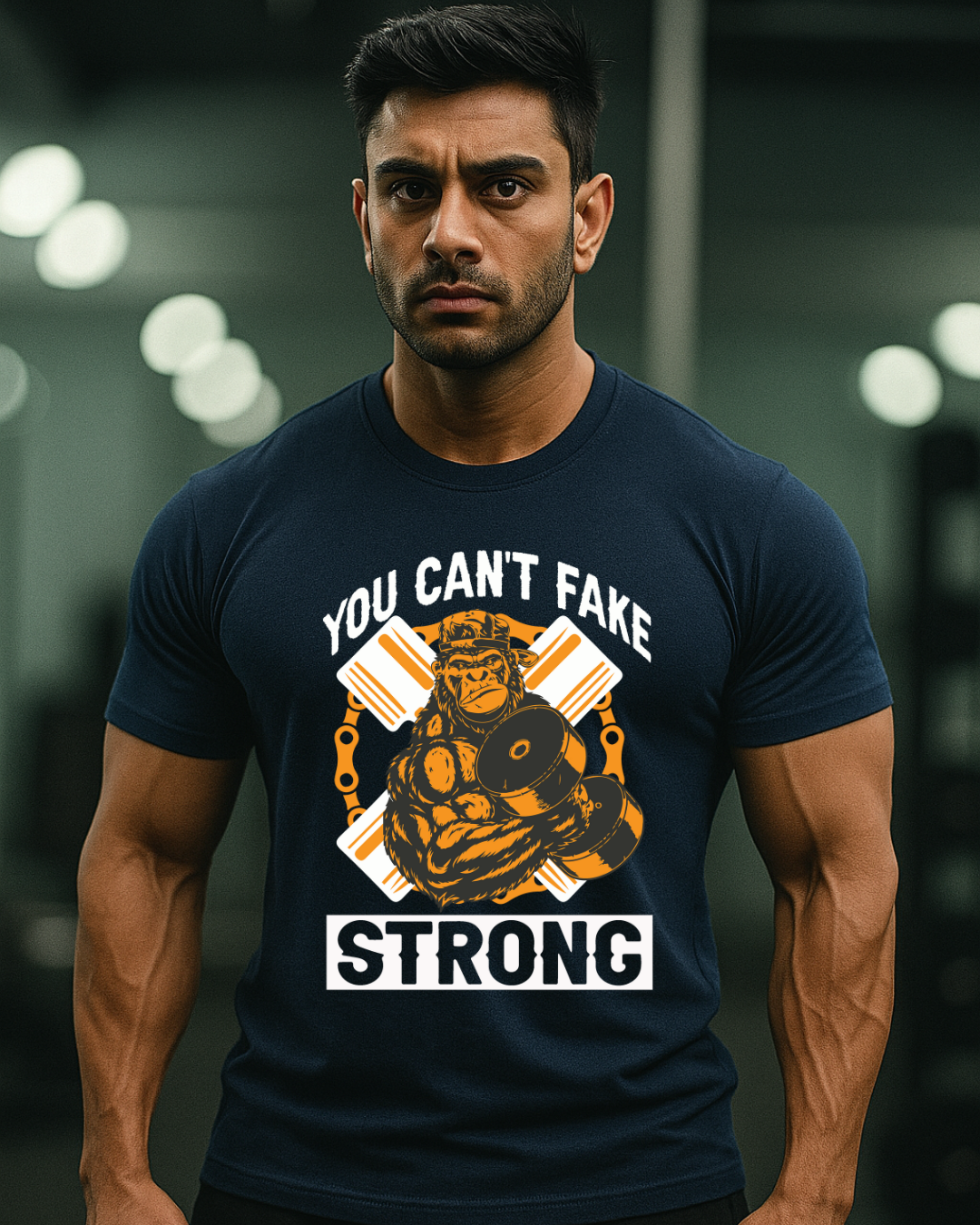 If you can't fake Men's Gym T-Shirt