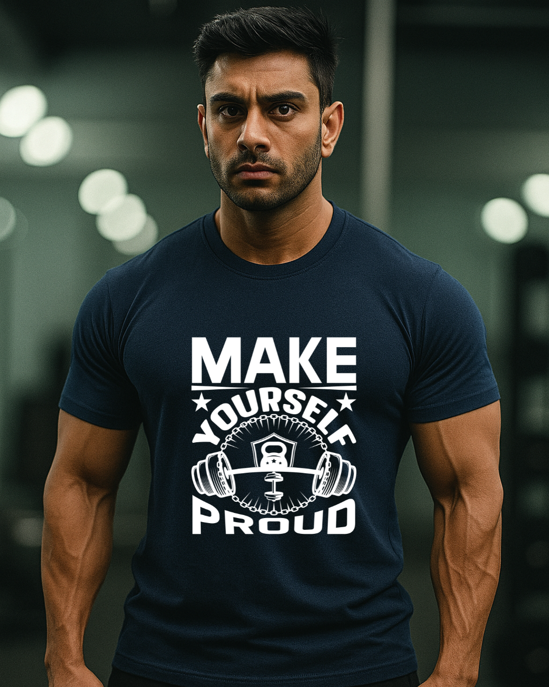 Make Yourself gym t shirt for men