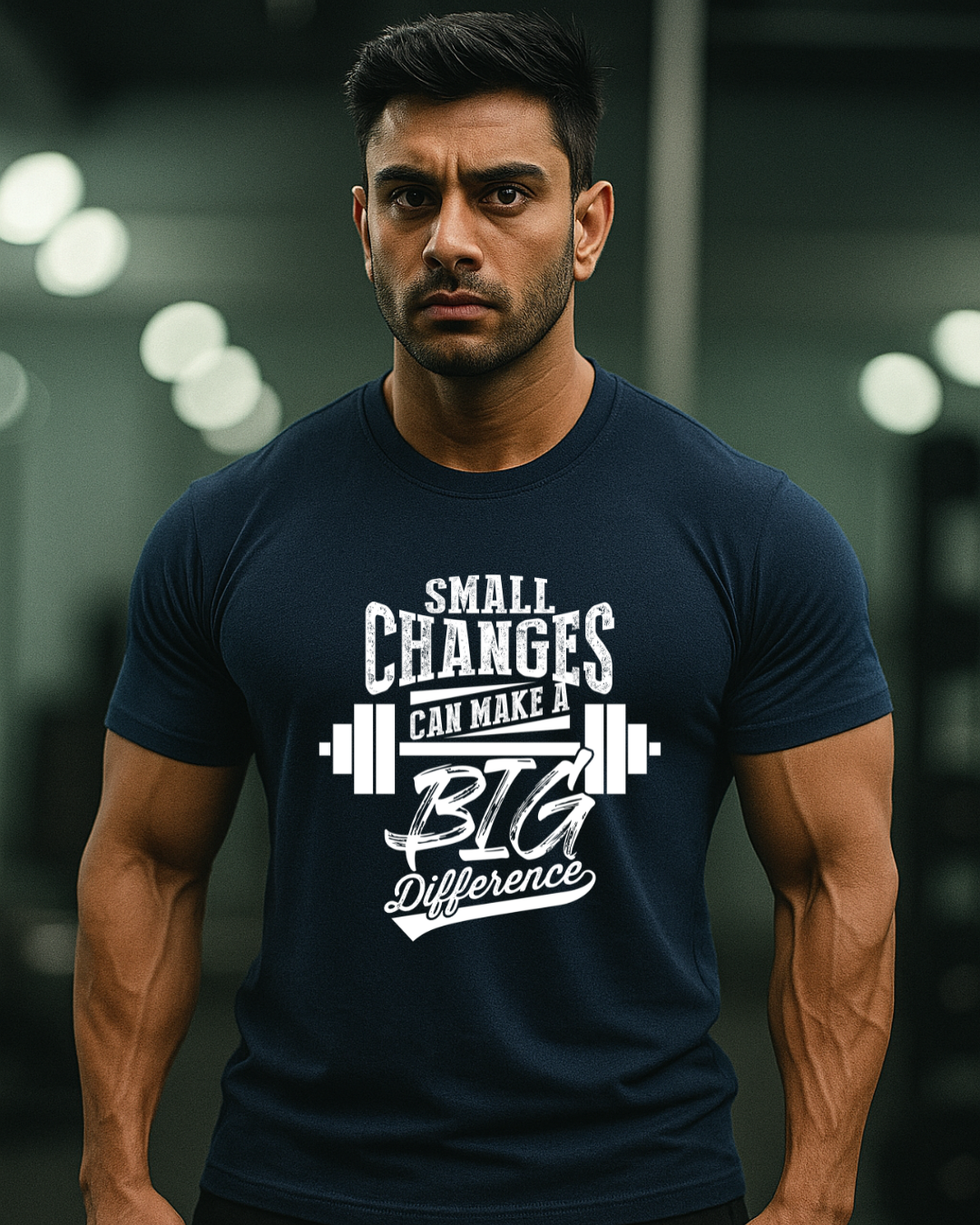 Small Changes Gym t shirt for men