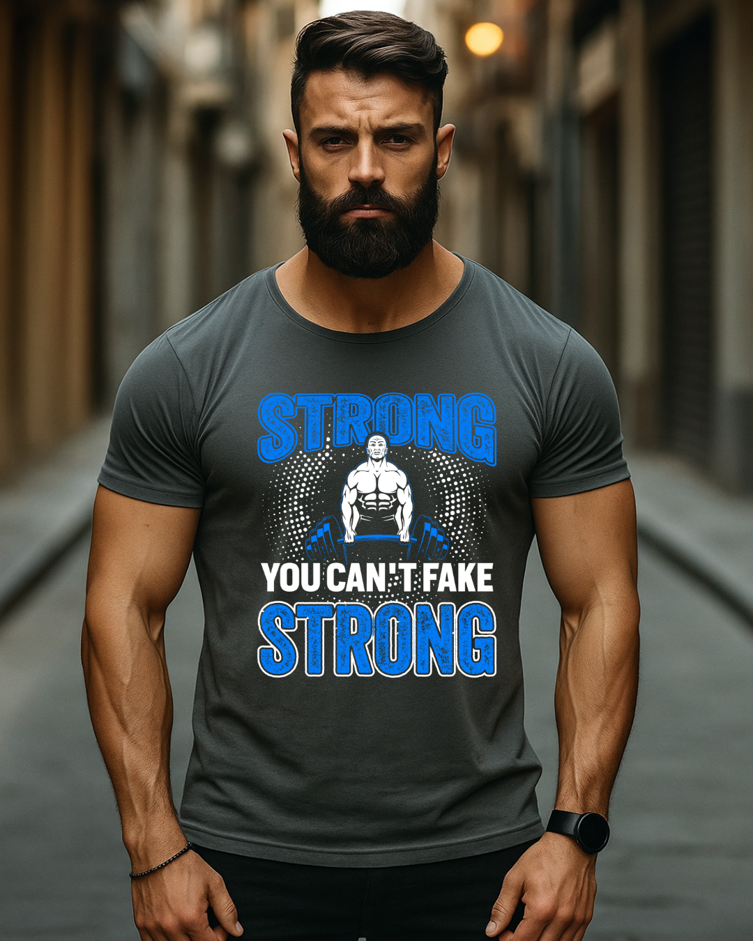 Strong 1 Gym t shirts for men