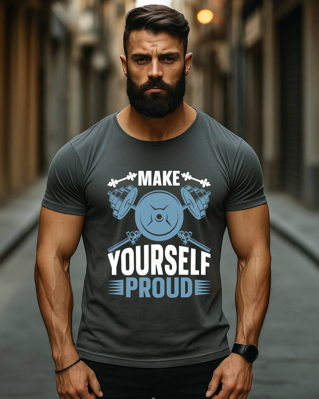 Make Yourself Proud Gym T-Shirt for Men
