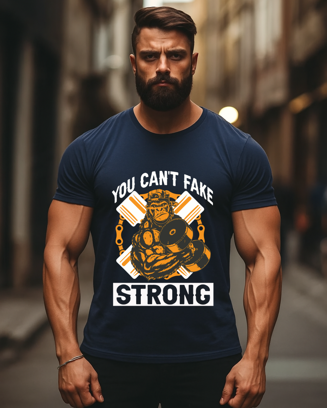 If you can't fake Men's Gym T-Shirt