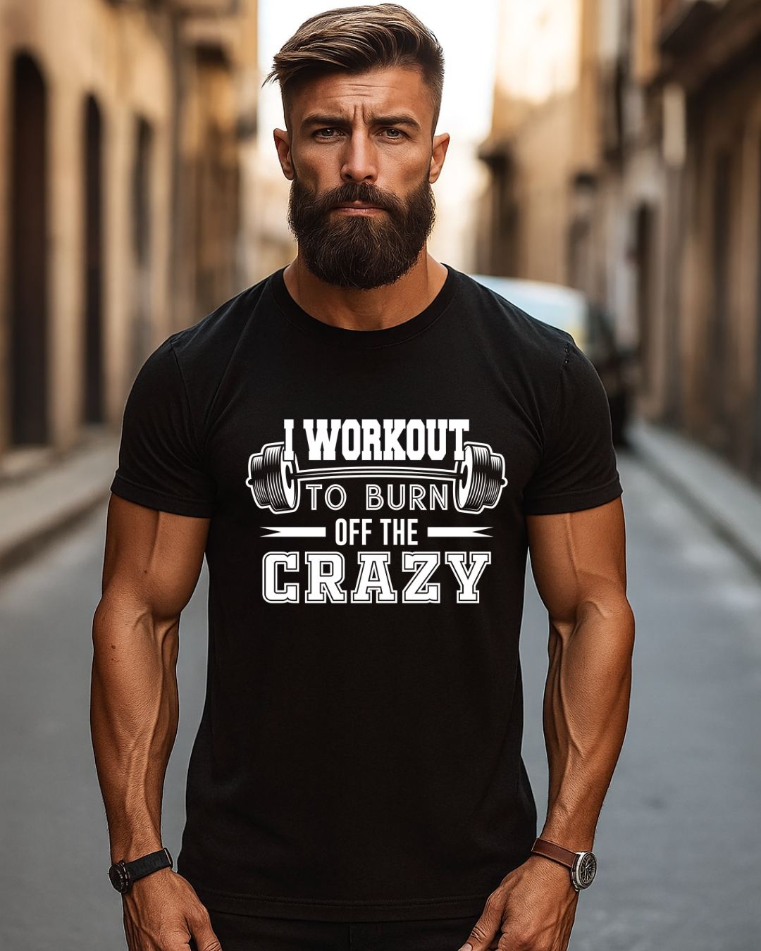 Workout Crazy Gym T-Shirt for Men