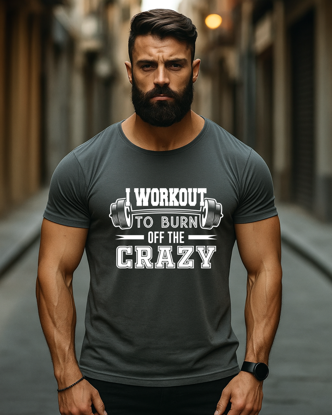 Workout Crazy Gym T-Shirt for Men