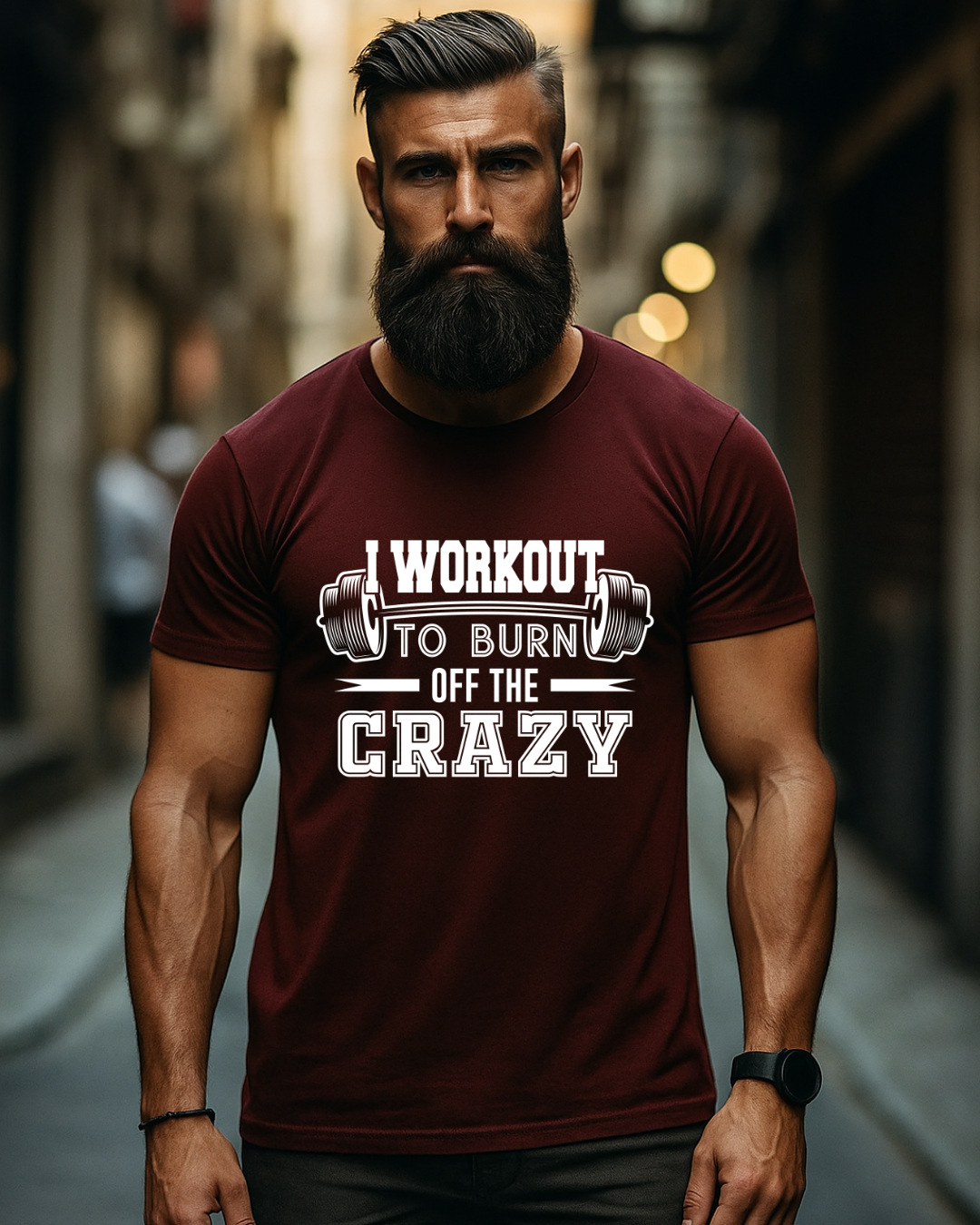 Workout Crazy Gym T-Shirt for Men