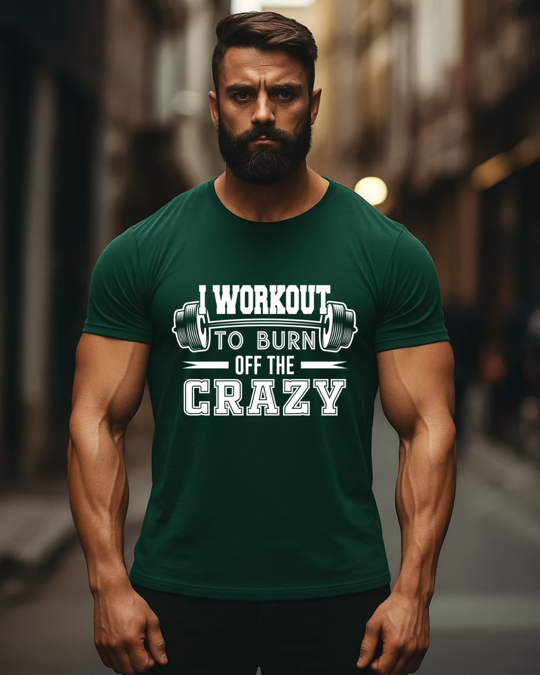 Workout Crazy Gym T-Shirt for Men
