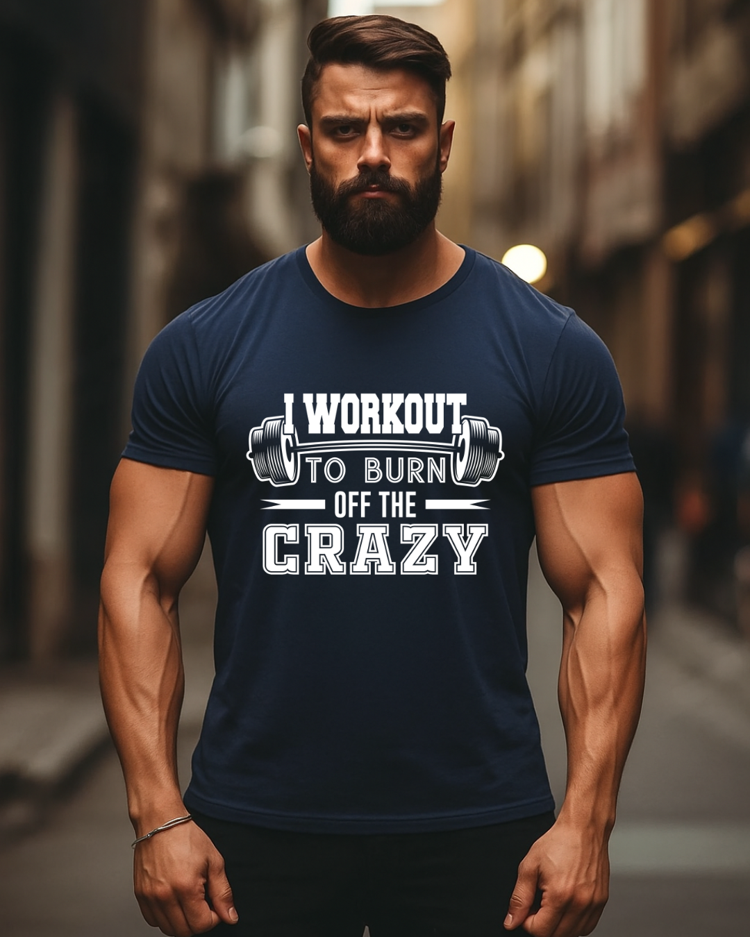 Workout Crazy Gym T-Shirt for Men